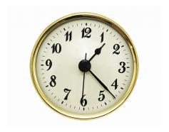 Ivory Arabic Premium Clock Insert 2-3/4